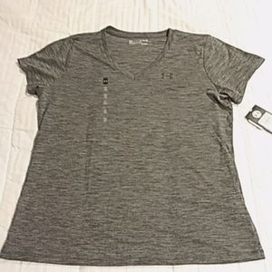 NWT Under Armour Women's UA Tech V-Neck Athletic T-Shirt XL